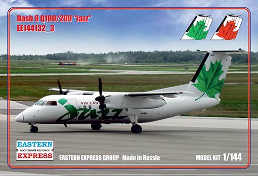 Восточный Экспресс 144132-3 1/144 Dash 8 Q200 JAZZ