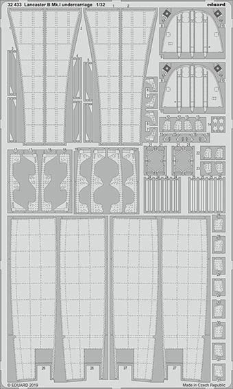 Eduard 32433 SET Lancaster B Mk.I undercarriage (HKM)