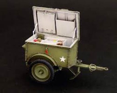 Plus model 538 1/35 US Telephone trailer K-38 (resin, PE &amp; decal)