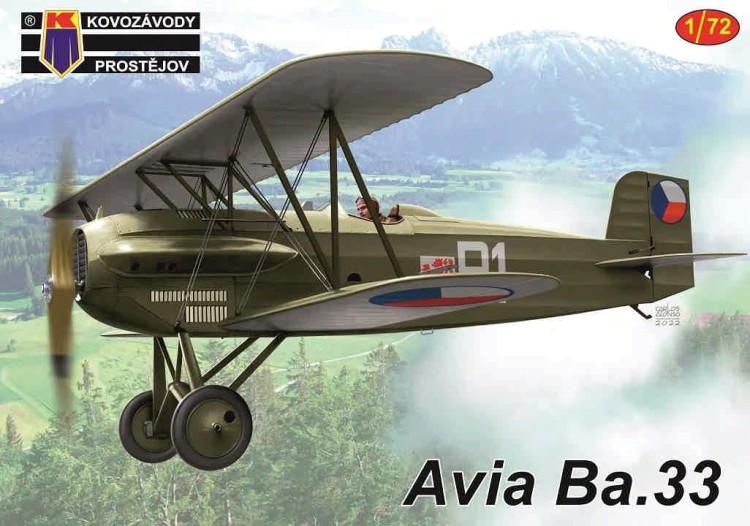 Kovozavody Prostejov 72352 Avia Ba.33, 1930-1933 (3x camo) 1/72