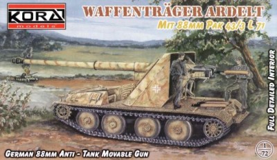 Kora Model A7221 Waffentrager ARDELT 88mm Pak 43/3 L71 1/72