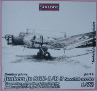 Kora Model C7227 Ju 86K-1/B3 Swedish - Conv.set (Part I.) 1/72