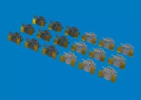 Eduard 653021 BRASSIN IJN Type 96 25mm AA gun (triple) 1/350