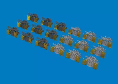 Eduard 653021 BRASSIN IJN Type 96 25mm AA gun (triple) 1/350