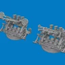 Eduard 653021 BRASSIN IJN Type 96 25mm AA gun (triple) 1/350
