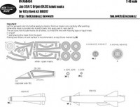 New Ware NWA-M0434 1/48 Mask Jas-39A/C Gripen BASIC (KITTYH 80117)