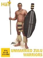 НАТ 8316 Unmarried Zulu warriors (60 figures/box) 1/72