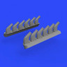 Eduard 648336 P-51D exhaust stacks 1/48