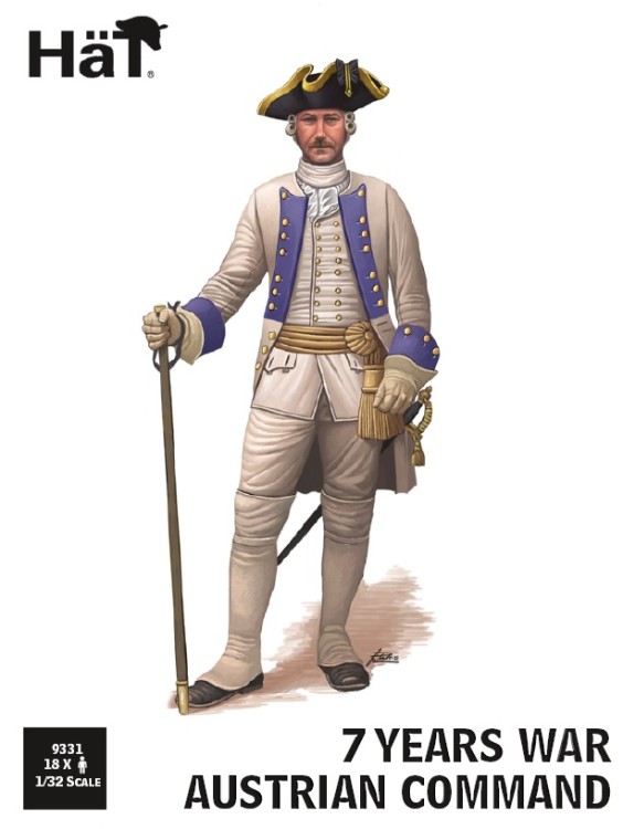 HAT 9331 7YW Austrian Infantry Command 1/32