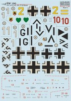 Print Scale 48281 Focke-Wulf Fw-190 A-3, A-4, A-5, A-6, F & Recon Part-1 1/48