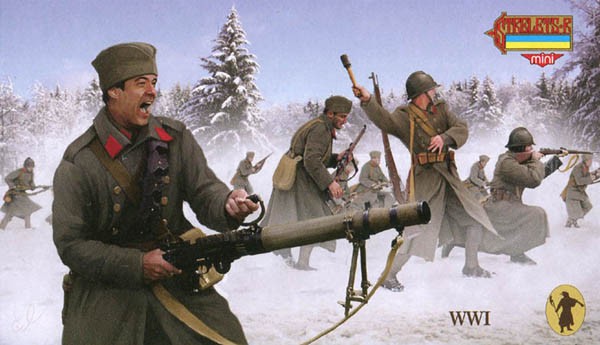 Strelets STRM126 Serbian Infantry in Winter Uniform (WWI) 1/72