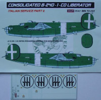 Kora Model DEC72222 Consolidated B-24D-1-CO Italian Pt.II декали декали 1/72
