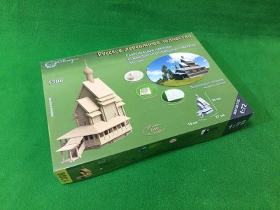 СВ Модель 1308 Георгиевская церковь (2390 детали, 15х27х34 см) 1/72