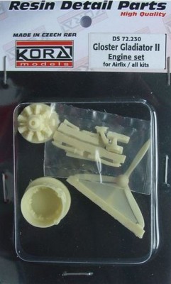 Kora Model DS72230 Gloster Gladiator II - Engine set (AIRF) 1/72