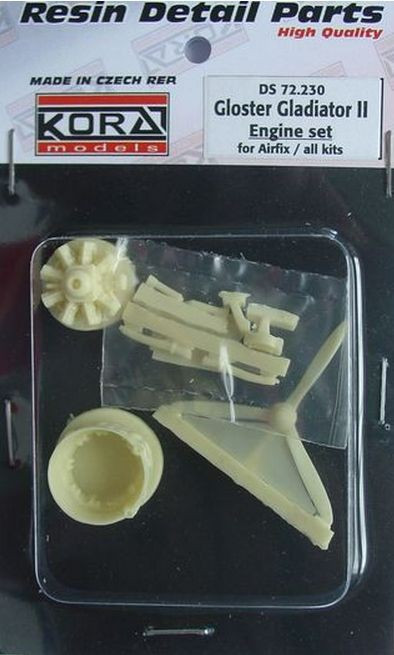 Kora Model DS72230 Gloster Gladiator II - Engine set (AIRF) 1/72