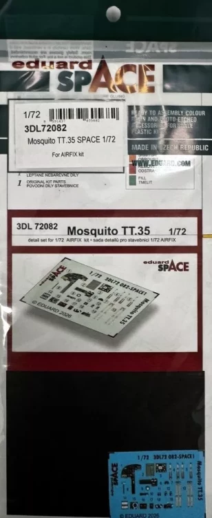 Eduard 3DL72082 Mosquito TT.35 SPACE (AIRF) 1/72