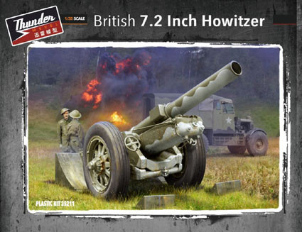 Thunder model TM35211 British 7.2 inch howitzer 1/35