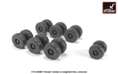 Armory ARAW72506 Airbus A400M Grizzly wheels with weighted effect 1/72