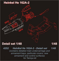 CMK 4252 Heinkel He 162A-2 - detail set for TAM 1/48
