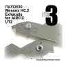 Inside the Armour ITA372030 Westland Wessex HC.2 exhaust for Airfix a pair of thin, finely detailed, drop fit exhausts 1/72