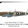 CZECHMASTER CMR-72179 1/72 S. Spitfire Mk.VIII RAAF Special Part 1