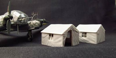 Metallic Details MDR7209 German staff tent type 1 (ideal for airfield dioramas) 1/72