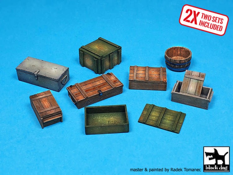 Blackdog G35245 Universal boxes WWII accessories set 1/35