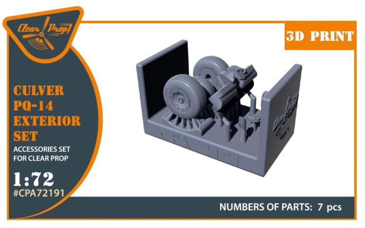 Clear Prop CPA72191 Culver PQ-14 Exterior set (CL.PROP) 1/72