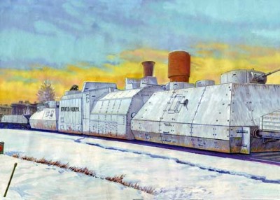 UniModel UMM-72636 Бронепоезд &quot;Борец с фашизмом&quot; 1/72