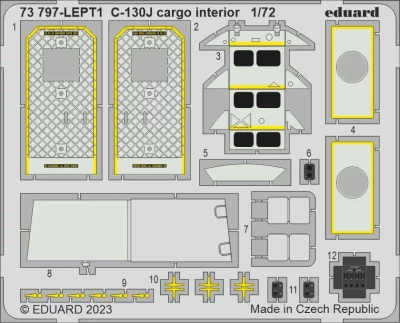 Eduard 73797 SET C-130J cargo interior (ZVE) 1/72