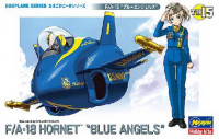 Hasegawa 60125 Модель самолета EGG PLANE F/A-18 HORNET BLUE ANGELS