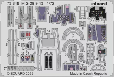 Eduard 73846 SET MiG-29 9-13 (G.W.H.) 1/72