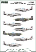 Model Maker Decals D48102 303 Squadron North-American P-51D Mustangs 1/48