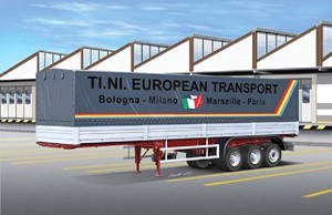 Italeri 03908 Canvas Trailer 40ft Classic 1/24