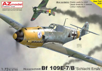 Az Model 76059 Bf 109E-7/B 'Schlacht Emils' (3x camo) 1/72
