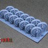 ЭВМ RS35156 САУ Гвоздика катки САУ Гвоздика 1/35