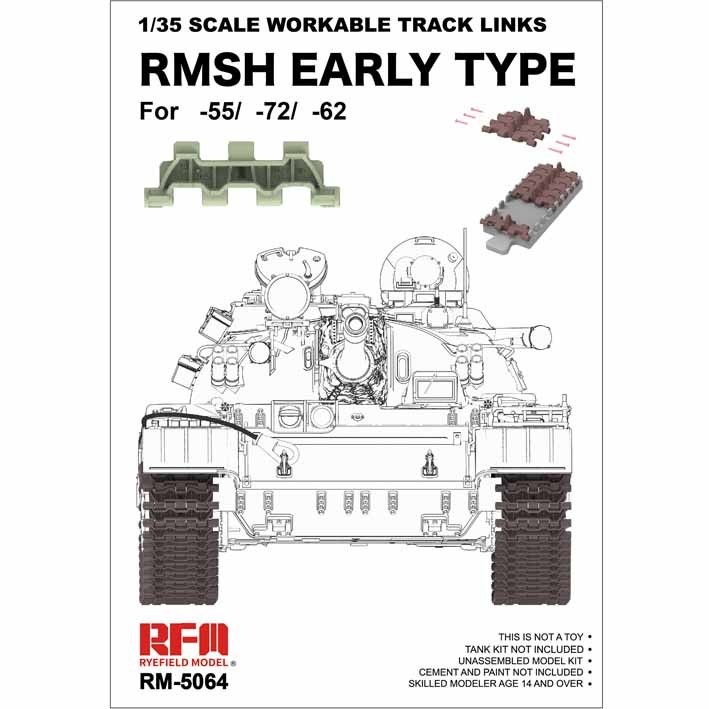 RFM Model RM-5064 Траки Т-55/62/72 РМШ 1/35