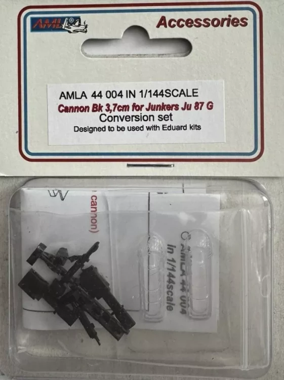 AML AMLA44004 Cannon Bk 3,7cm for Junkers Ju 87 G 1/144