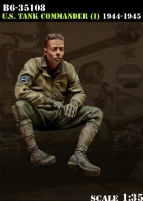 Bravo6 35108 US Tank Commander (1) 1944-45 1/35