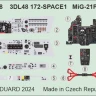 Eduard 3DL48172 MiG-21PFM grey SPACE (EDU) 1/48