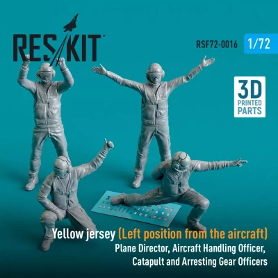 Reskit F72016 Yellow jersey Left position (4 fig.) 1/72