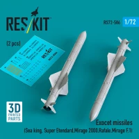 Reskit 72506 Exocet missiles (2 pcs.) 1/72