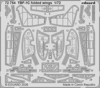 Eduard 72754 SET TBF-1C folded wings (HOBBYB) 1/72