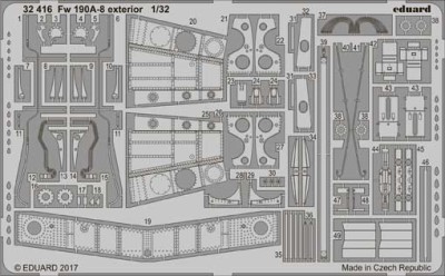 Eduard 32416 Fw 190A-8 exterior 1/32