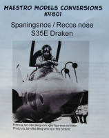Maestro Models MMCK-4801 1/48 S35E Draken - Recce nose (HAS)