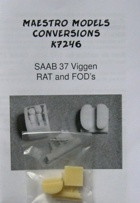 Maestro Models MMCK-7246 1/72 SAAB 37 Viggen RAT and FOD guards