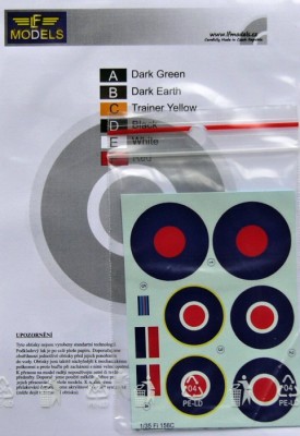 LF Model C3501 1/35 Decals Fi-156 Storch RAF (TRISTAR) 1/32