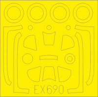 Eduard EX690 Mask 1/48 P-51D-5 TFace (AIRF)