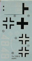 LF Model C4846 Decals Captured Fw 190F Part II. (EDU) 1/48
