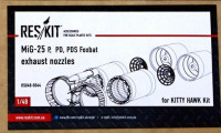 Reskit RSU48-0044 MiG-25 P, PD, PDS exhhaust nozzles (KITTYH) 1/48